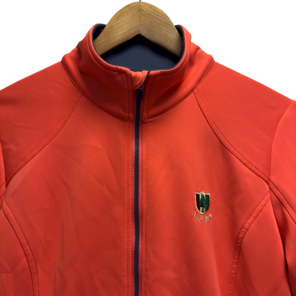 Zero Restriction Women's L Orange Full Zip Pine‎ Valley Performance Golf Jacket
